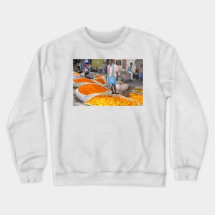 Flower Market, Kolkata Crewneck Sweatshirt